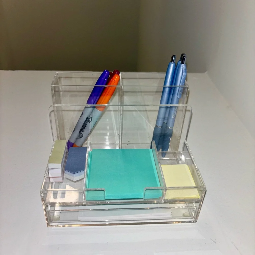 Small Acrylic Desktop Organizer